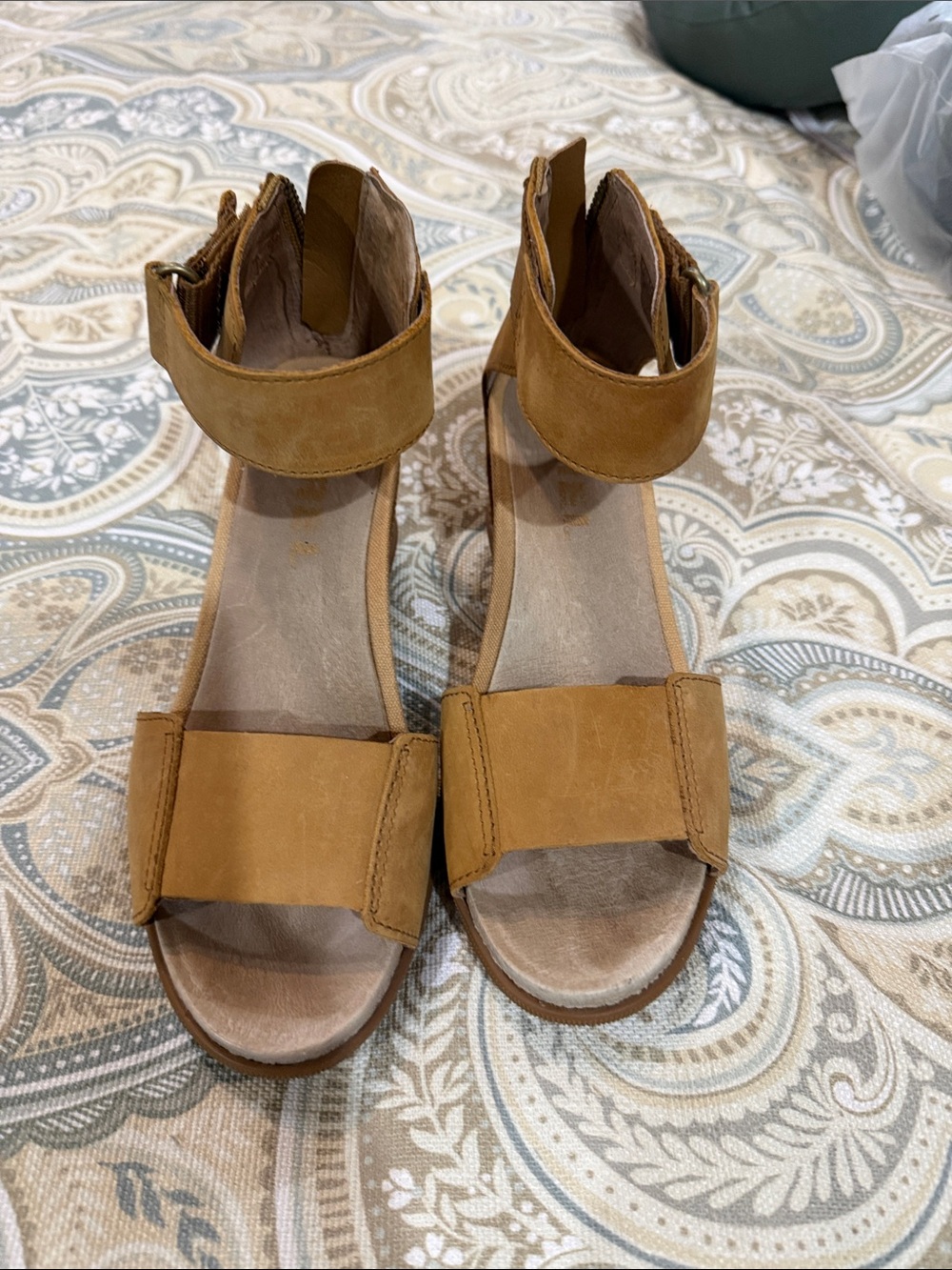 Sorel Women's Cognac Ankle-Strap Open-Toe Sandals
